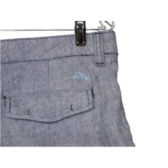 Tommy Bahama Men's‎ Cotton/Tencel Stretch Chino Shorts Blue Size 38 - Picture 2 of 12
